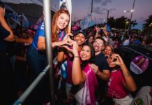 Mulheres ocupam as ruas da Zona Norte em apoio a Nina Souza